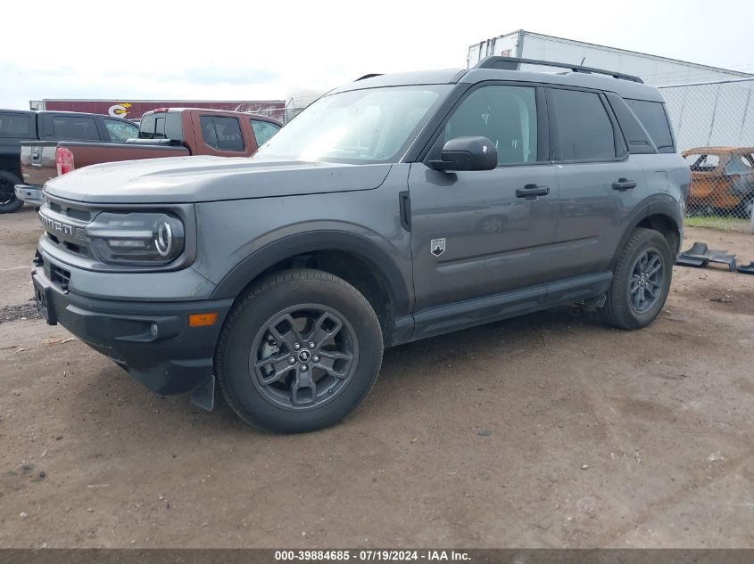 2021 Ford Bronco Sport Big Bend VIN: 3FMCR9B68MRA02377 Lot: 39884685