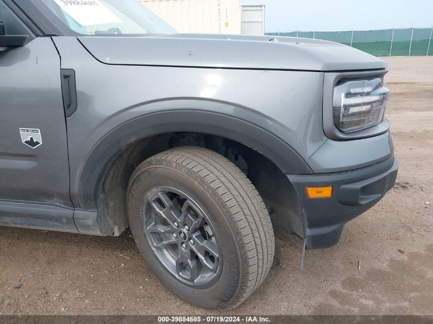 2021 Ford Bronco Sport Big Bend VIN: 3FMCR9B68MRA02377 Lot: 39884685