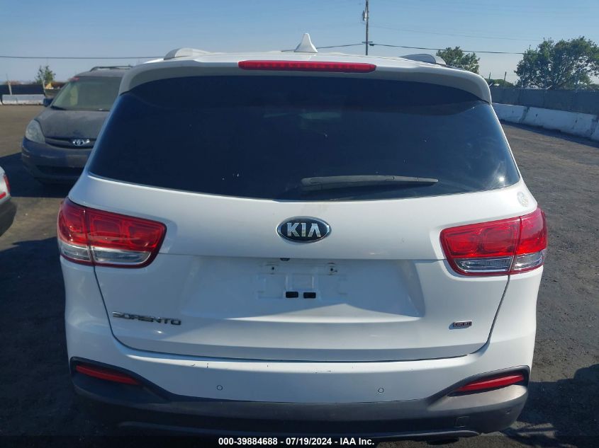 2016 Kia Sorento 2.4L Lx VIN: 5XYPGDA39GG065007 Lot: 39884688