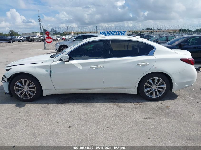 2021 Infiniti Q50 Pure VIN: JN1EV7AP2MM704360 Lot: 39884692