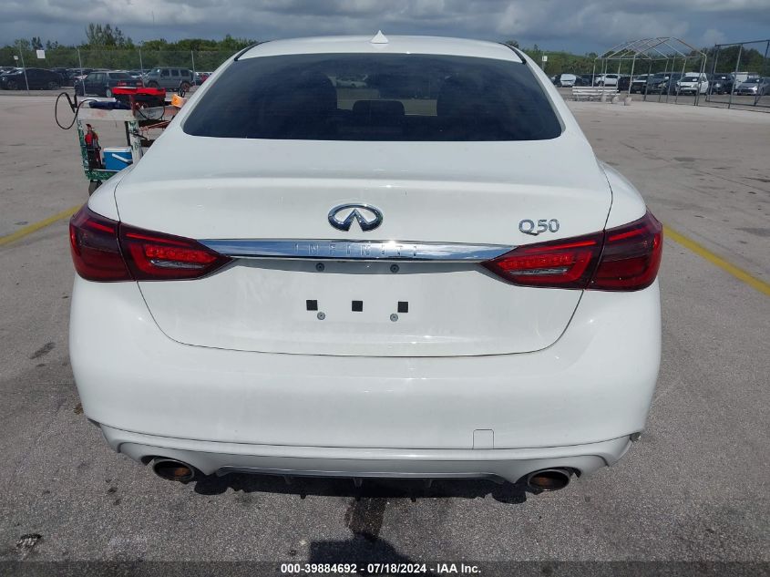 2021 Infiniti Q50 Pure VIN: JN1EV7AP2MM704360 Lot: 39884692