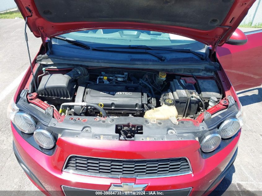 2012 Chevrolet Sonic 2Lt VIN: 1G1JC5SH3C4161749 Lot: 39884737