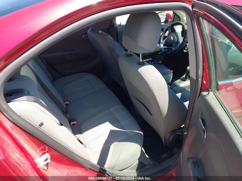 2012 Chevrolet Sonic 2Lt VIN: 1G1JC5SH3C4161749 Lot: 39884737