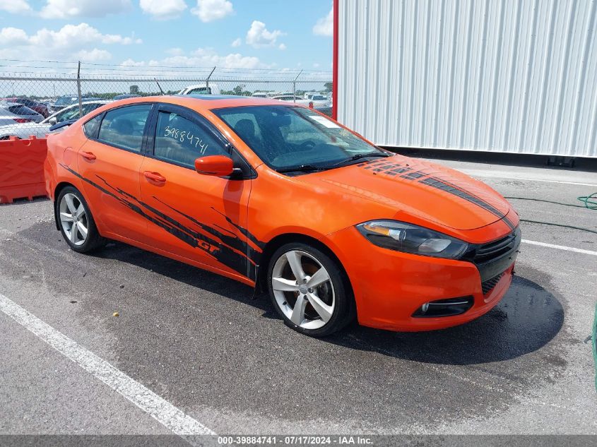 2015 Dodge Dart Gt VIN: 1C3CDFEB0FD352953 Lot: 39884741