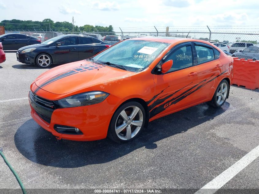 2015 Dodge Dart Gt VIN: 1C3CDFEB0FD352953 Lot: 39884741