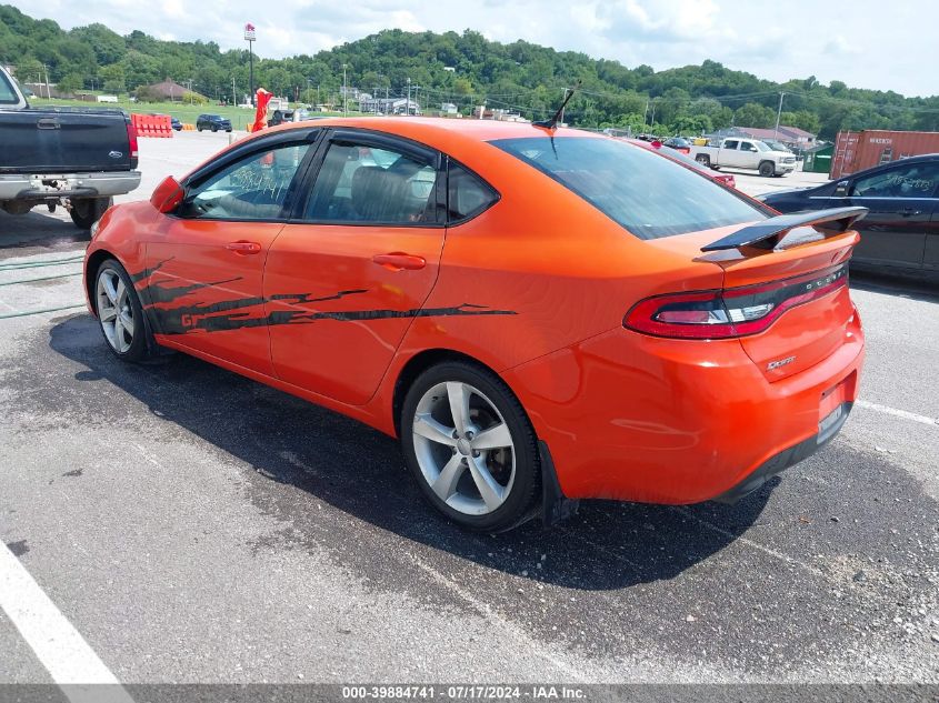 2015 Dodge Dart Gt VIN: 1C3CDFEB0FD352953 Lot: 39884741