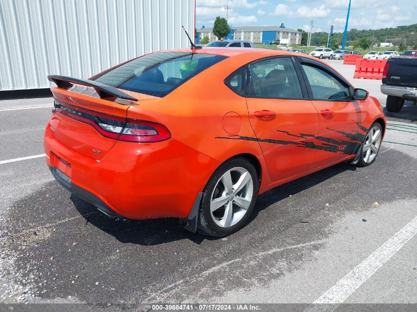 2015 Dodge Dart Gt VIN: 1C3CDFEB0FD352953 Lot: 39884741