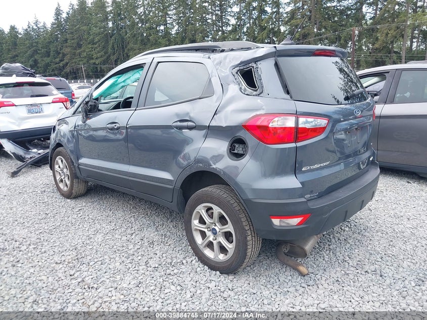 VIN MAJ6S3GL6KC262361 2019 FORD ECOSPORT SE
