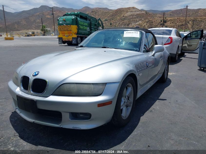 2000 BMW Z3 2.3 VIN: 4USCH934XYLG05014 Lot: 39884754