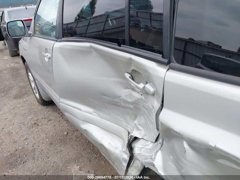 2006 Toyota Highlander Hybrid Limited V6 VIN: JTEEW21A660033516 Lot: 39884776