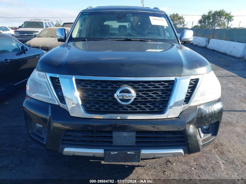 2017 Nissan Armada Platinum VIN: JN8AY2ND2H9009640 Lot: 39884782