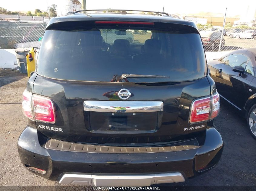 2017 Nissan Armada Platinum VIN: JN8AY2ND2H9009640 Lot: 39884782