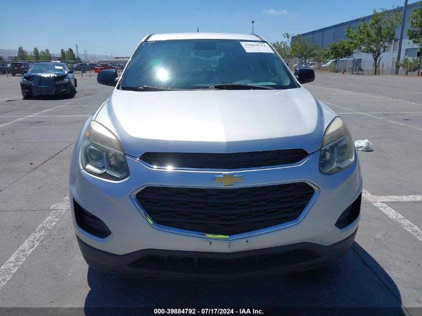 2016 Chevrolet Equinox Ls VIN: 2GNALBEK8G1132656 Lot: 39884792