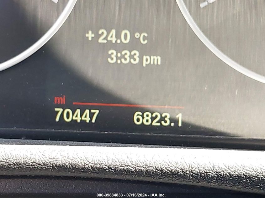 2014 BMW 320I VIN: WBA3B1C59EK133238 Lot: 39884833