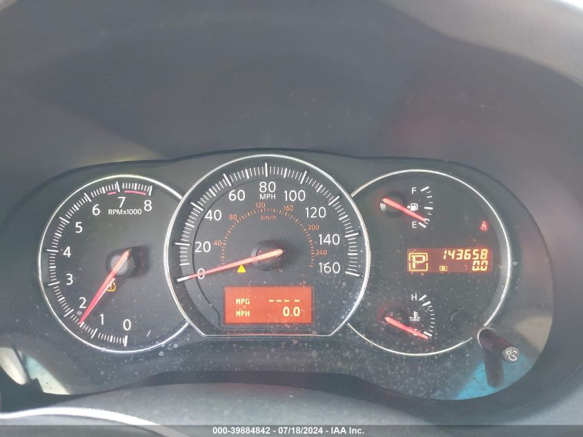 2011 Nissan Maxima 3.5 Sv VIN: 1N4AA5AP7BC861354 Lot: 39884842