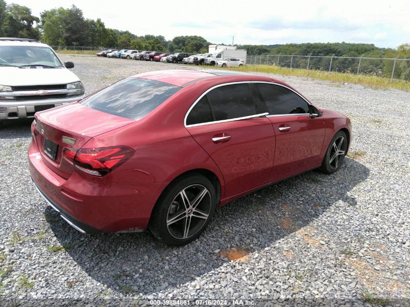 2021 Mercedes-Benz A VIN: W1K3G4EB9MJ297642 Lot: 39884861