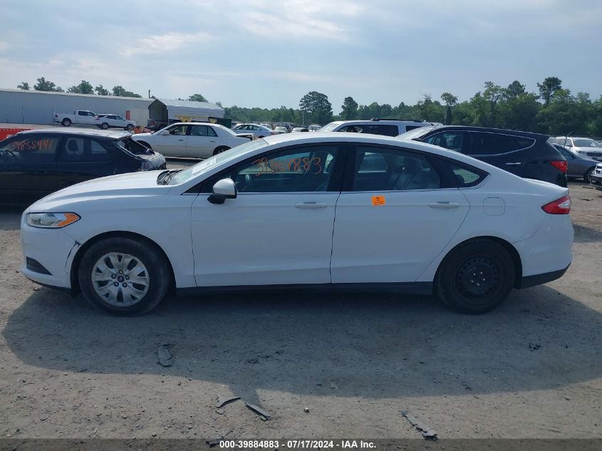 2014 Ford Fusion S VIN: 1FA6P0G72E5377776 Lot: 39884883