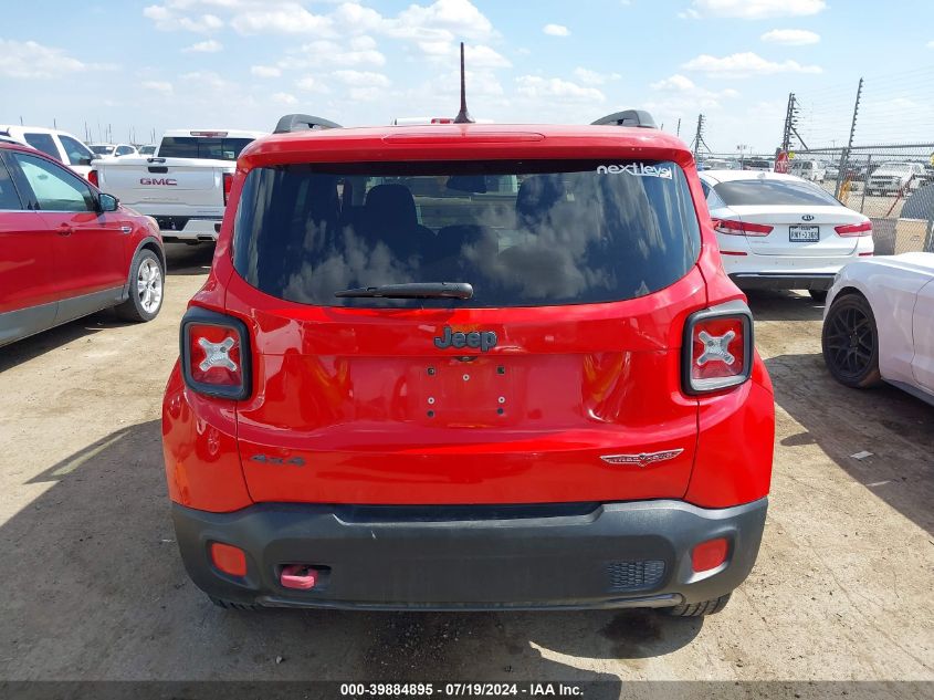 2016 Jeep Renegade Trailhawk VIN: ZACCJBCT5GPD92764 Lot: 39884895