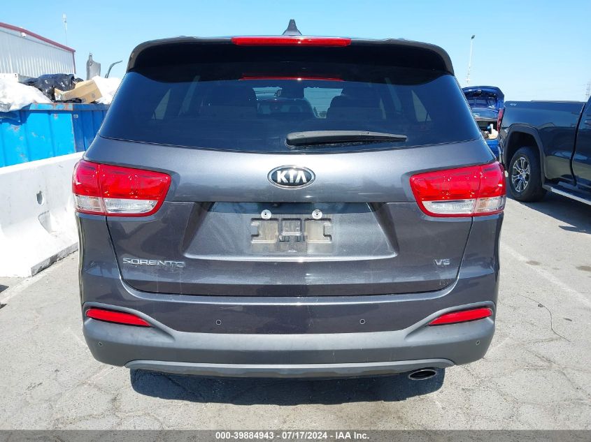 2017 KIA SORENTO 3.3L LX - 5XYPG4A50HG313762