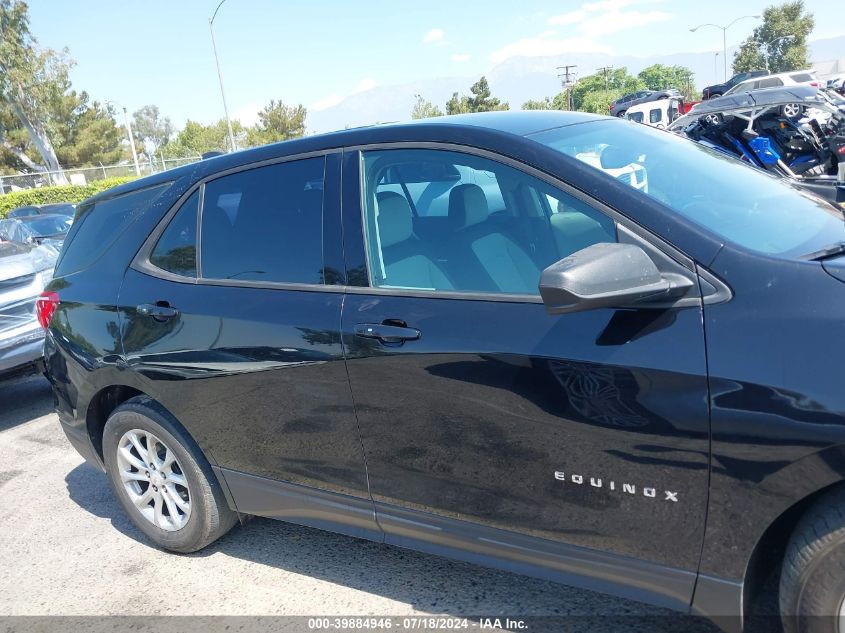 2018 Chevrolet Equinox Ls VIN: 2GNAXHEV4J6302412 Lot: 39884946