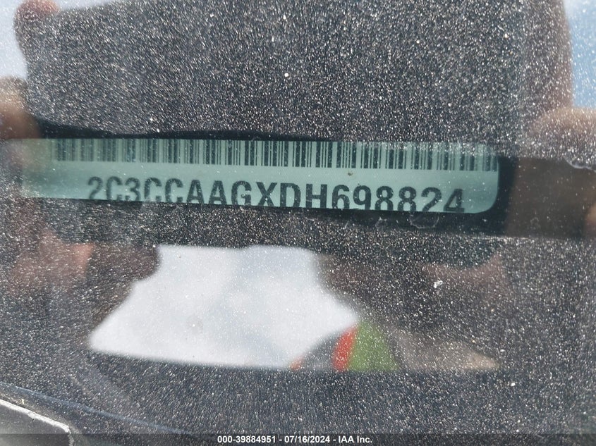 2013 Chrysler 300 Motown VIN: 2C3CCAAGXDH698824 Lot: 39884951