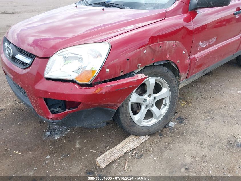 2009 Kia Sportage Lx V6 VIN: KNDJE723897640144 Lot: 39884965