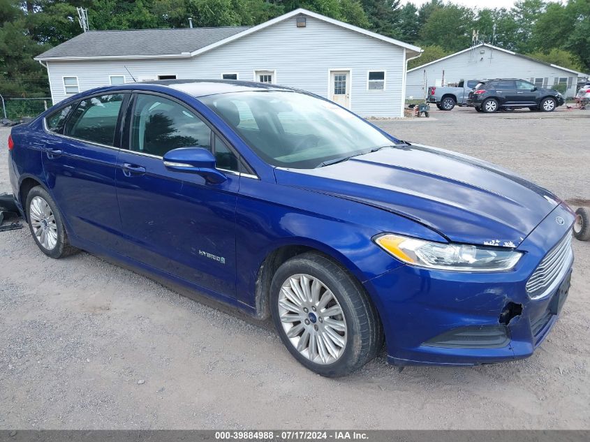 3FA6P0LU1DR233711 | 2013 FORD FUSION HYBRID