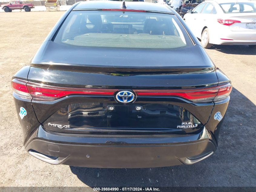 2021 Toyota Mirai Xle VIN: JTDAAAAA8MA000584 Lot: 39884990