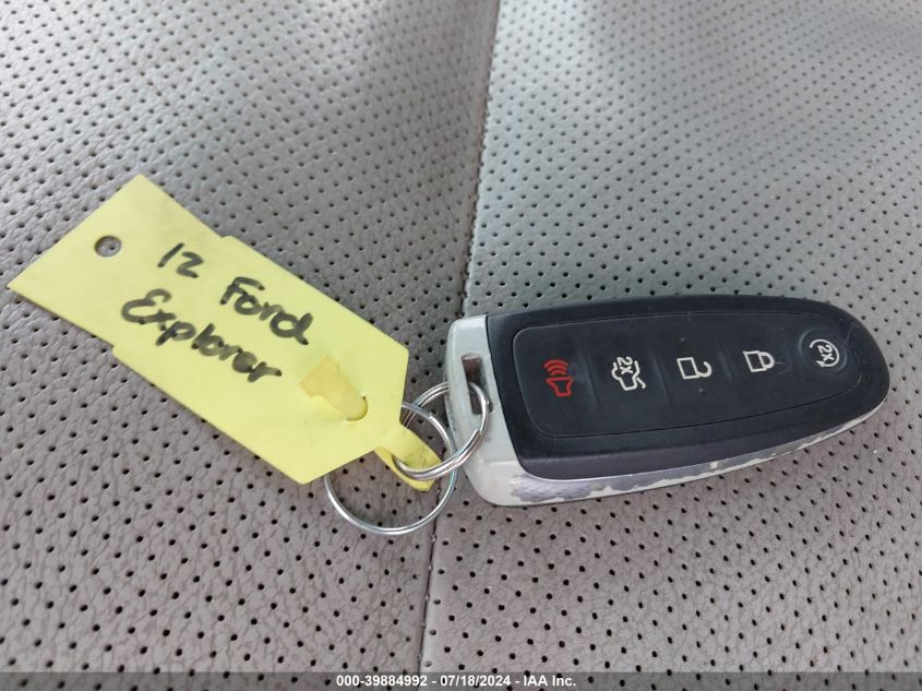 2012 Ford Explorer Limited VIN: 1FMHK7F85CGA15524 Lot: 39884992