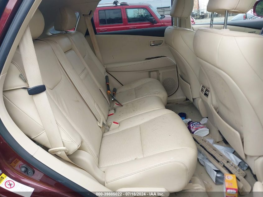 2013 Lexus Rx 350 VIN: 2T2BK1BA9DC225006 Lot: 39885022