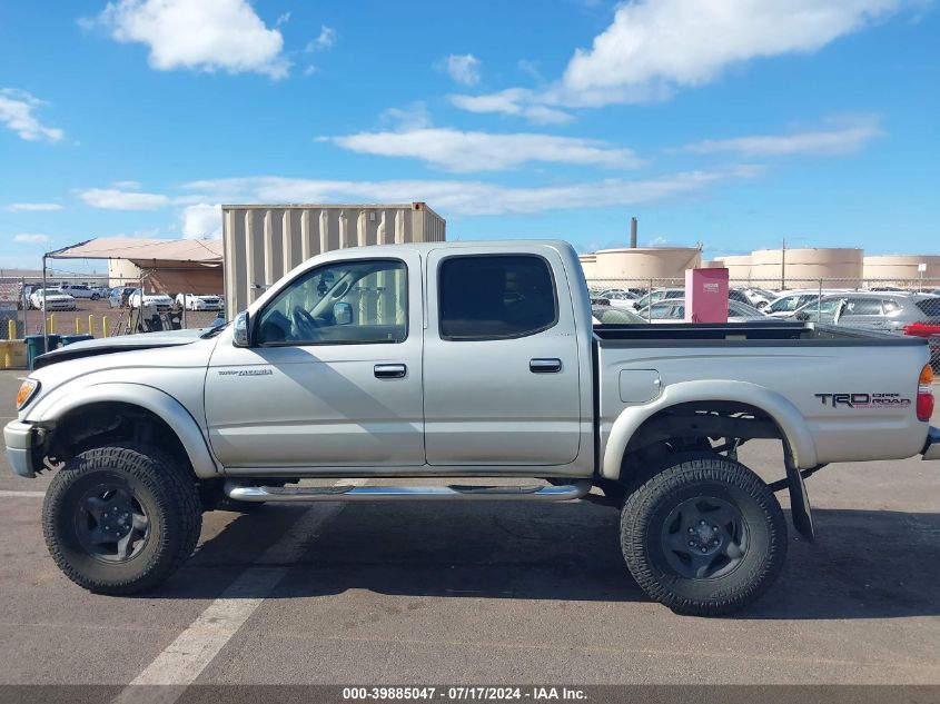 2001 Toyota Tacoma Prerunner V6 VIN: 5TEGN92N41Z867836 Lot: 39885047
