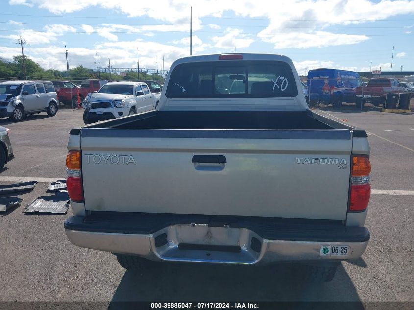 2001 Toyota Tacoma Prerunner V6 VIN: 5TEGN92N41Z867836 Lot: 39885047