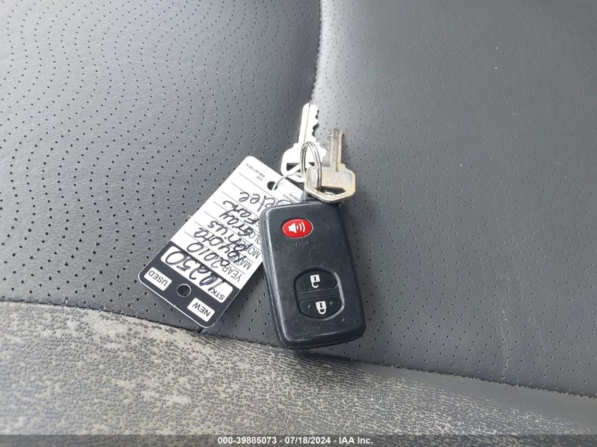 2010 Toyota Prius Iv VIN: JTDKN3DU3A0109840 Lot: 39885073