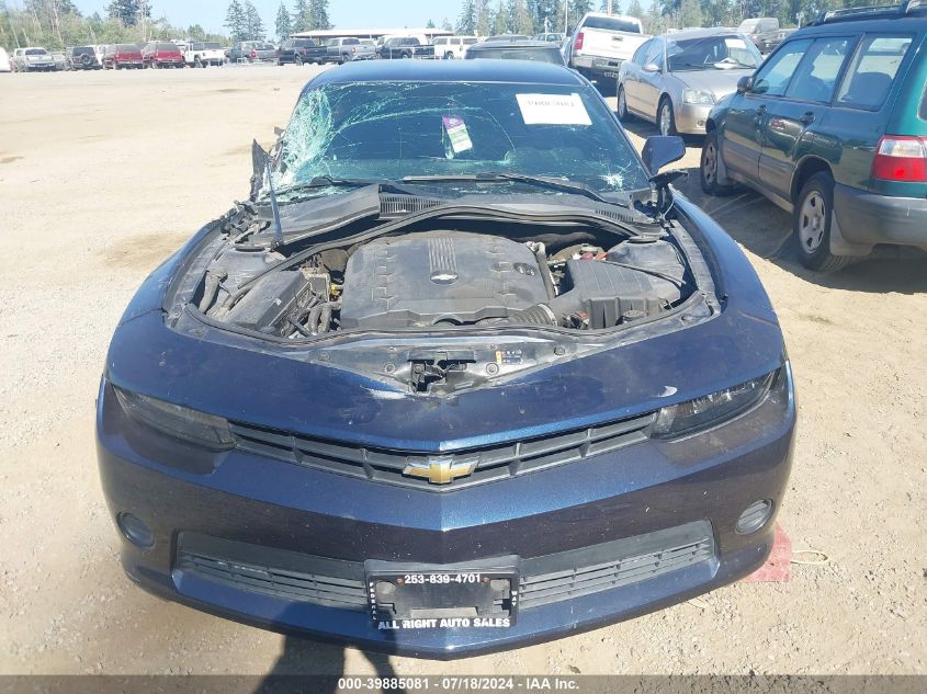 2015 Chevrolet Camaro 2Ls VIN: 2G1FB1E35F9178877 Lot: 39885081