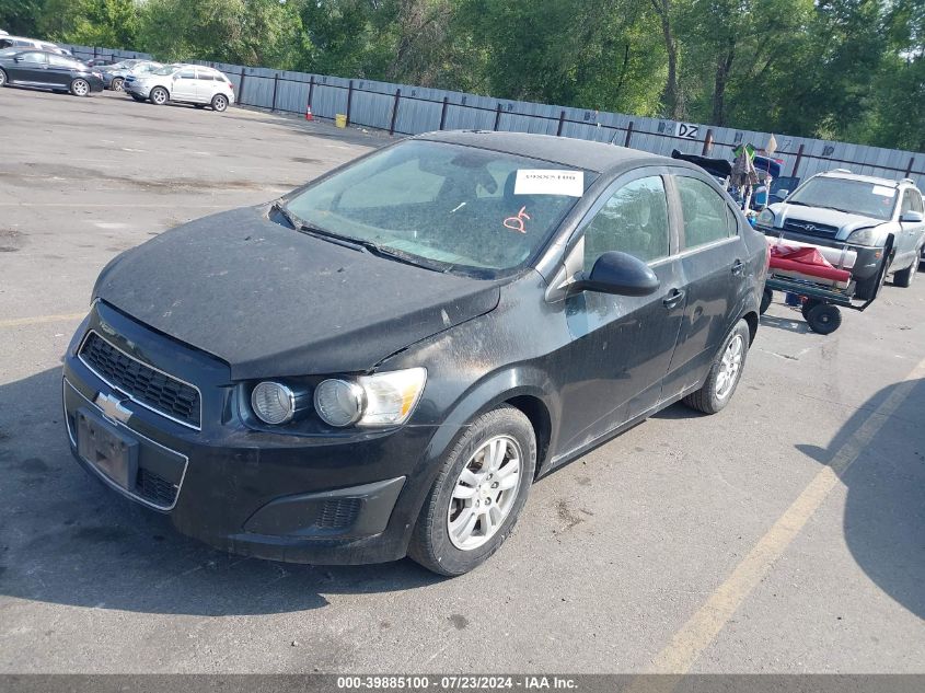 2012 Chevrolet Sonic 2Lt VIN: 1G1JC5SH9C4140288 Lot: 39885100