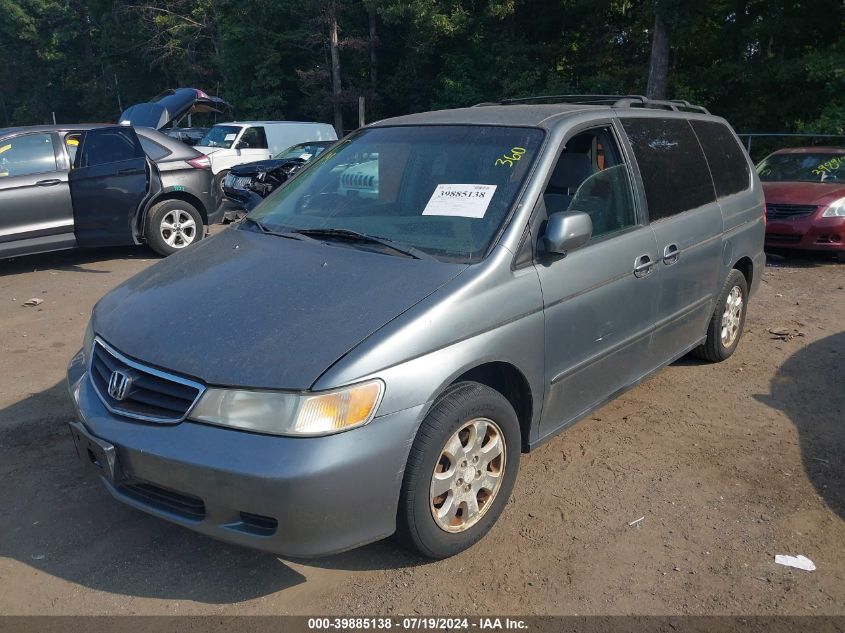 2002 Honda Odyssey Ex VIN: 5FNRL18622B040873 Lot: 39885138