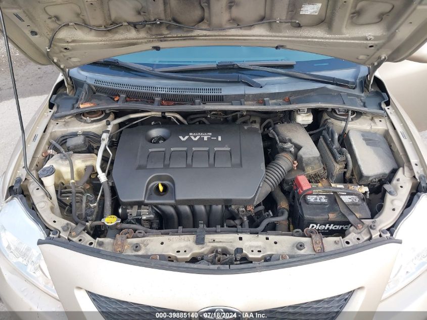 2010 Toyota Corolla S/Le/Xle VIN: 2T1BU4EEXAC518326 Lot: 39885140