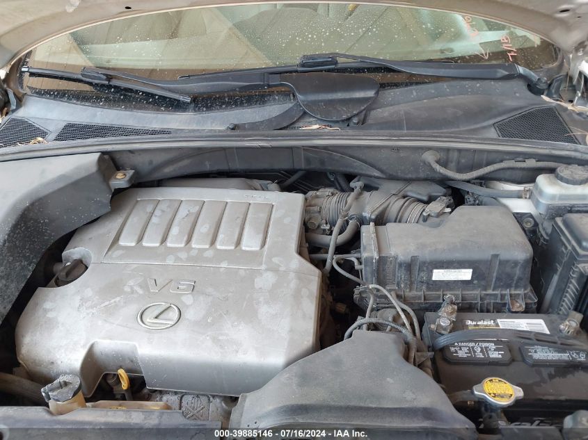 2007 Lexus Rx 350 VIN: JTJGK31U770004629 Lot: 39885146