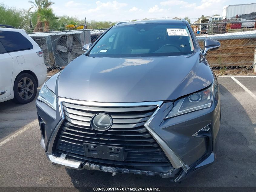 2017 Lexus Rx 350 VIN: 2T2ZZMCAXHC091493 Lot: 39885174