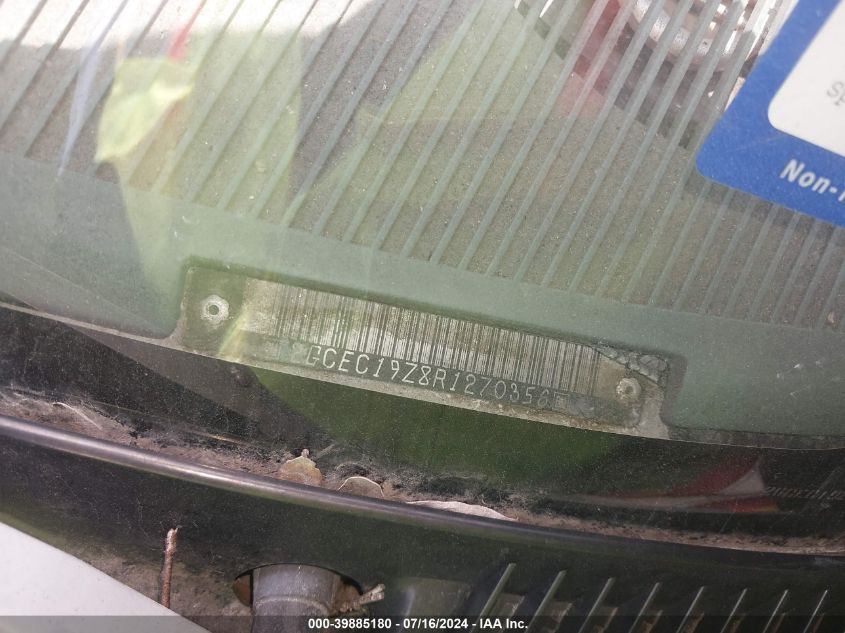 1994 Chevrolet Gmt-400 C1500 VIN: 2GCEC19Z8R1270356 Lot: 39885180