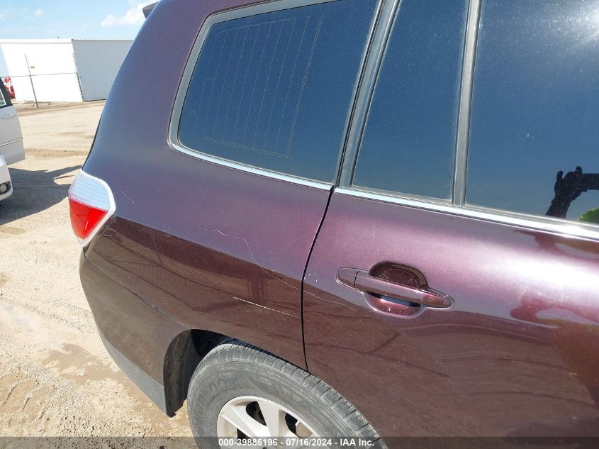 2011 Toyota Highlander Base/Se VIN: 5TDZK3EH5BS045890 Lot: 39885196