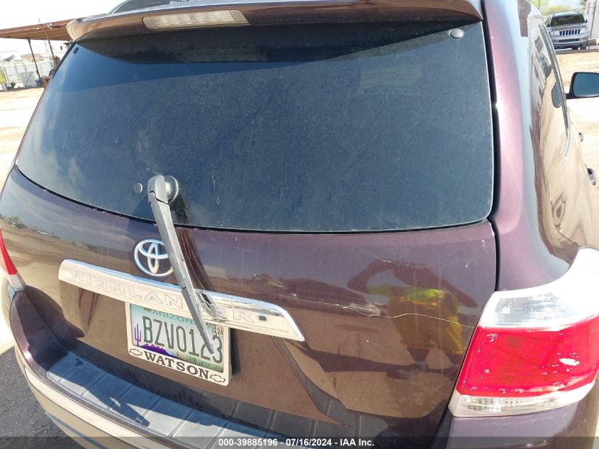 2011 Toyota Highlander Base/Se VIN: 5TDZK3EH5BS045890 Lot: 39885196