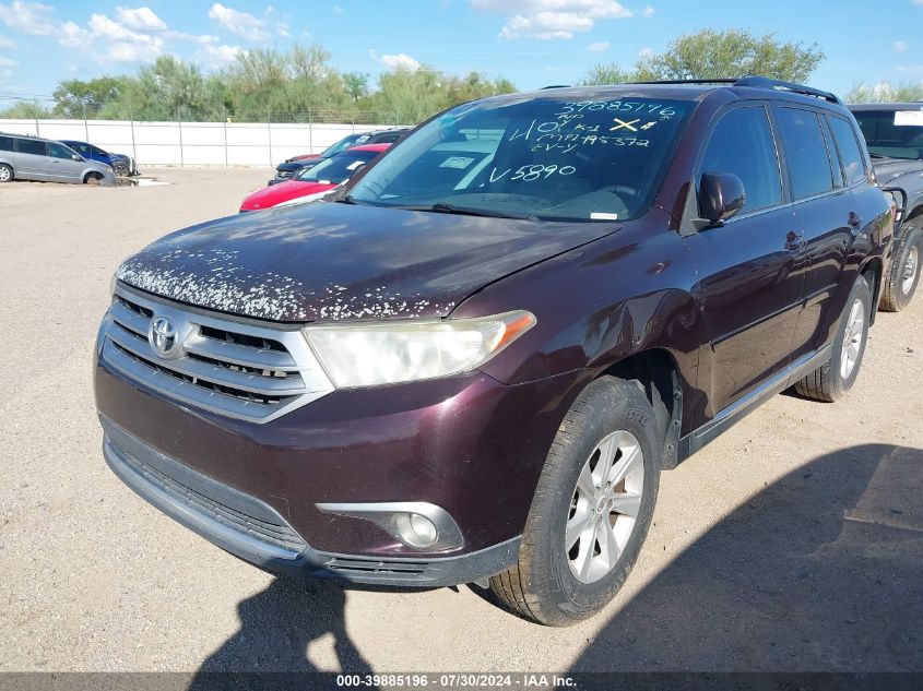 2011 Toyota Highlander Base/Se VIN: 5TDZK3EH5BS045890 Lot: 39885196