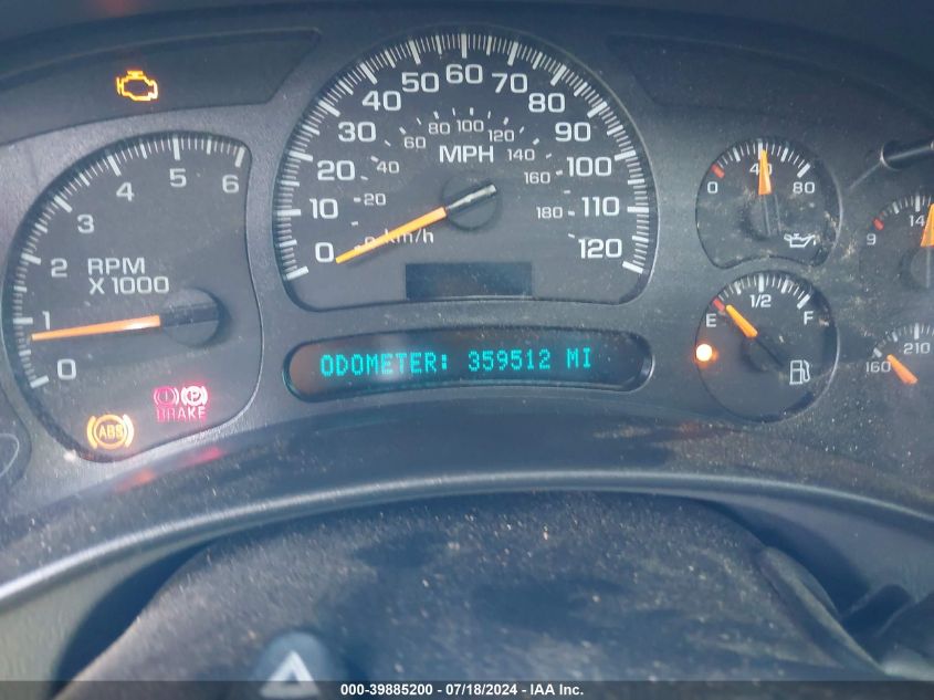 2003 Chevrolet Tahoe Z71 VIN: 1GNEK13Z43R141449 Lot: 39885200