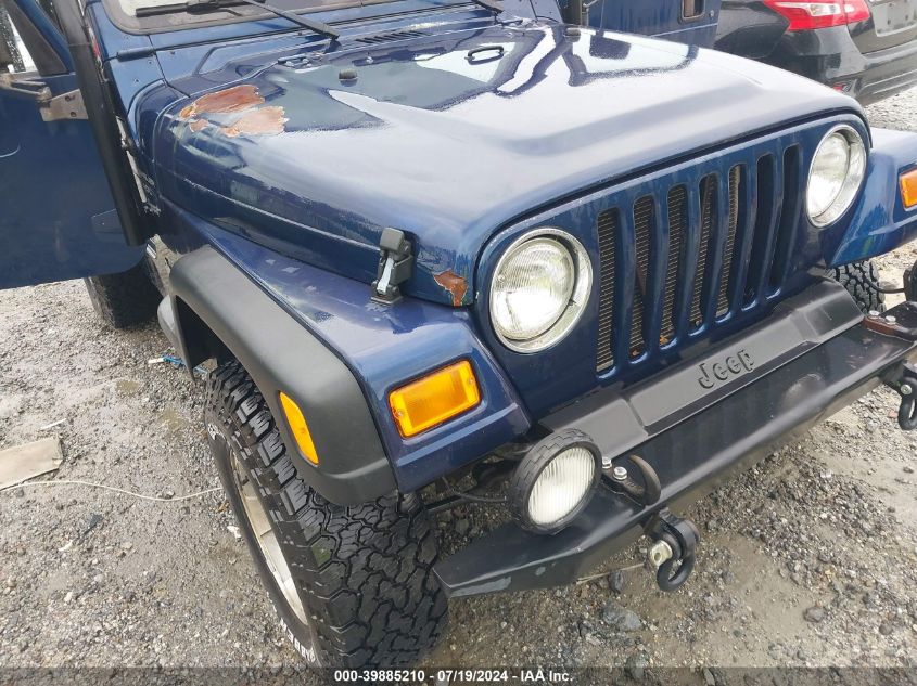 2000 Jeep Wrangler Sport VIN: 1J4FA49SXYP714766 Lot: 39885210