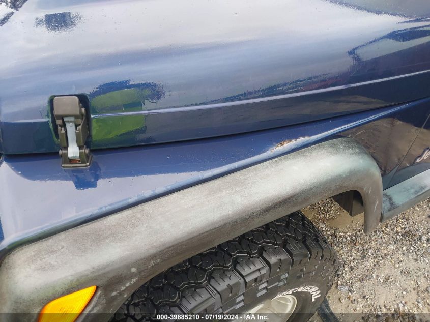 2000 Jeep Wrangler Sport VIN: 1J4FA49SXYP714766 Lot: 39885210