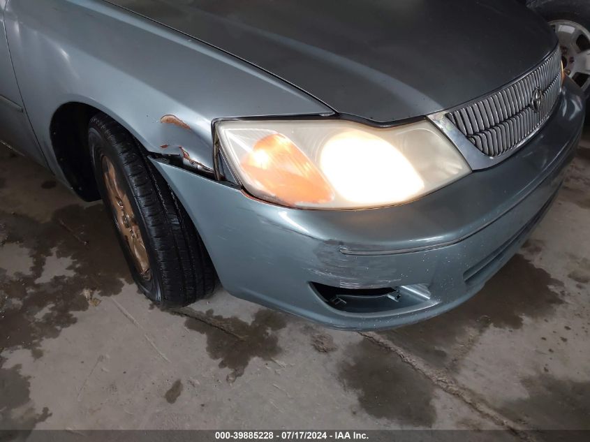 2002 Toyota Avalon Xl VIN: 4T1BF28B92U209835 Lot: 39885228