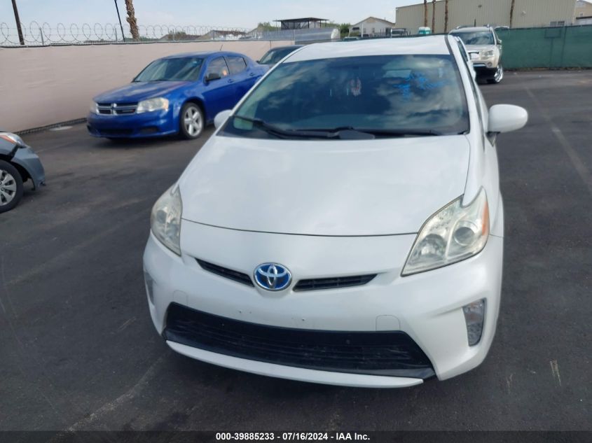 2012 Toyota Prius Two VIN: JTDKN3DU3C5476758 Lot: 39885233