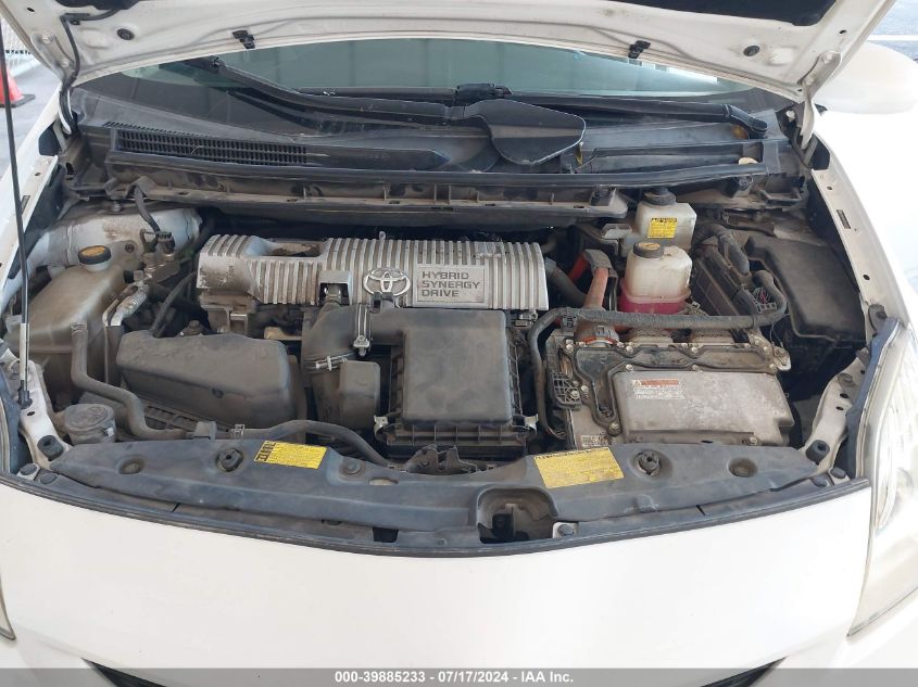 2012 Toyota Prius Two VIN: JTDKN3DU3C5476758 Lot: 39885233