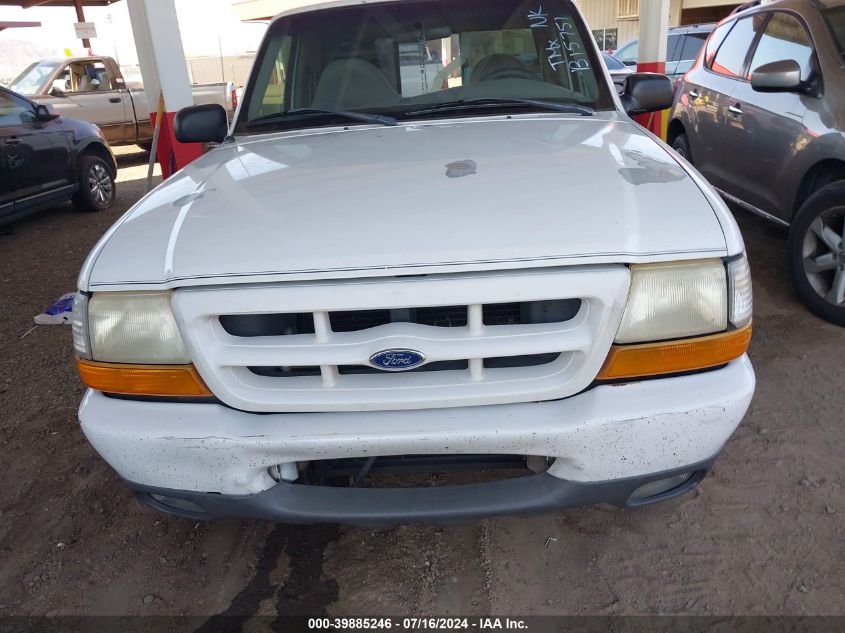 2000 Ford Ranger Xl/Xlt VIN: 1FTYR10V8YPB15751 Lot: 39885246